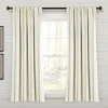 Curtains & Drapes-Kirkland's Home Gray Becky Curtain Panel Set, 108 In. Gray/Tan