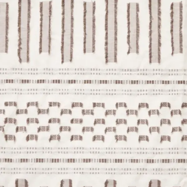 Shower Curtains-Kirkland's Home Gray Boho Tufted Circles Shower Curtain Gray/White