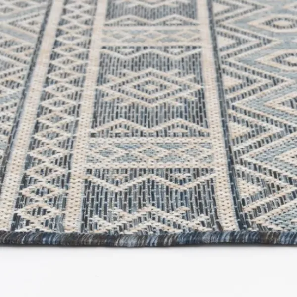 Outdoor Rugs-Kirkland's Home Gray Buffalo Check Outdoor Area Rug, 4X6 Gray/White