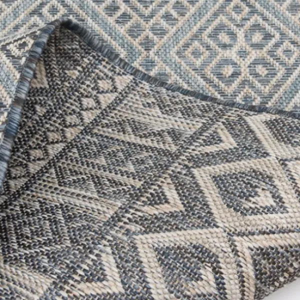 Outdoor Rugs-Kirkland's Home Gray Buffalo Check Outdoor Area Rug, 4X6 Gray/White
