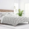 Quilts-Kirkland's Home Gray Chevron Reversible 2-Pc. Twin Quilt Set Gray/White