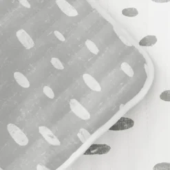 Quilts-Kirkland's Home Gray Dotted Reversible 2-Pc. Twin Quilt Set Gray/White