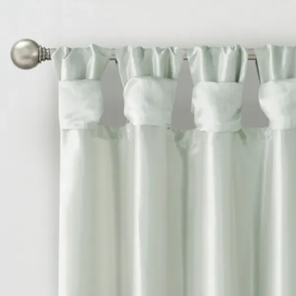 Curtains & Drapes-Kirkland's Home Gray Floral 2-Pc. Curtain Panel Set, 96 In. Gray/White