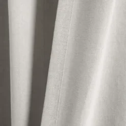 Curtains & Drapes-Kirkland's Home Gray Marl Blackout 2-Pc. Curtain Panel Set, 96 In. Gray/White