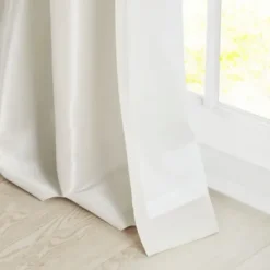 Curtains & Drapes-Kirkland's Home Gray Modern Stripes Curtain Panel, 84 In. Gray/White