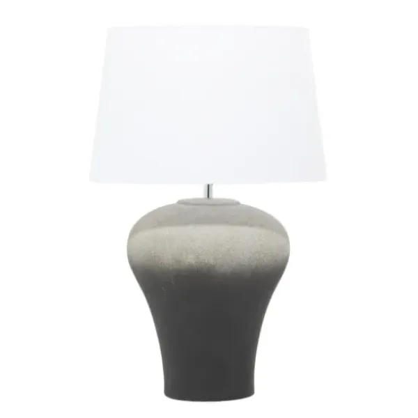 Table Lamps-Kirkland's Home Gray Ombre Ceramic Table Lamp White