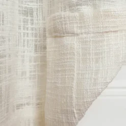Curtains & Drapes-Kirkland's Home Gray Palm Leaves Curtain Panel Set, 84 In. Gray/White
