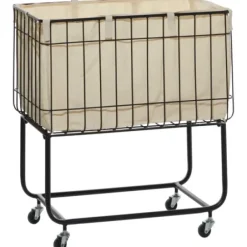 Baskets & Boxes-Kirkland's Home Gray Paw Print Round Basket With Handles