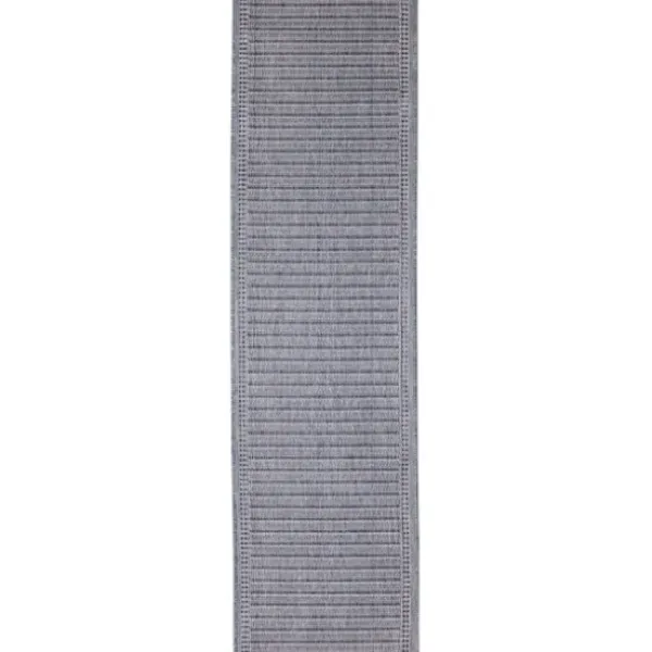Shower Curtains-Kirkland's Home Gray Petal Lines Shower Curtain White/Gray