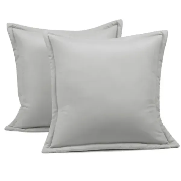 Comforters-Kirkland's Home Gray Pintuck Stripe King 5-Pc. Comforter Set Gray/White