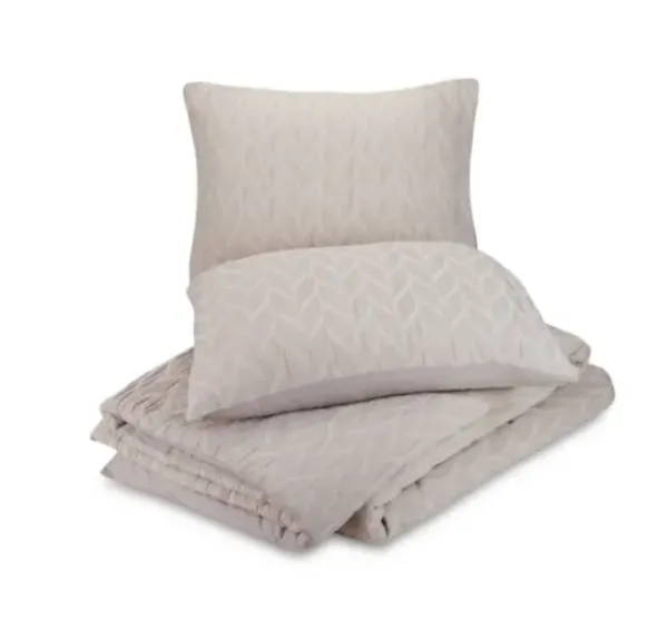 Duvets-Kirkland's Home Gray Raised Chevron 3-Pc. King Duvet Set