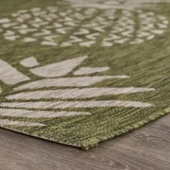 Outdoor Rugs-Kirkland's Home Gray Raised Honeycomb Indoor/Outdoor Area Rug, 7X9 Gray/White