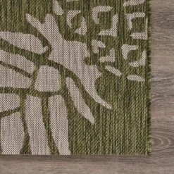 Outdoor Rugs-Kirkland's Home Gray Raised Honeycomb Indoor/Outdoor Area Rug, 7X9 Gray/White