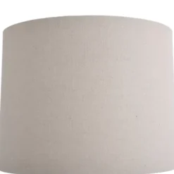 Table Lamps-Kirkland's Home Gray Ribbed Ceramic Table Lamp Ivory
