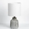 Table Lamps-Kirkland's Home Gray Ridge Table Lamp White