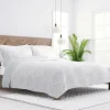 Quilts-Kirkland's Home Gray Scalloped Reversible 3-Pc. King Quilt Set Gray/White
