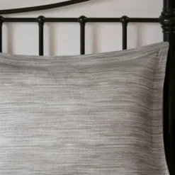 Comforters-Kirkland's Home Gray Seersucker 7-Pc. King Comforter Set Gray/White
