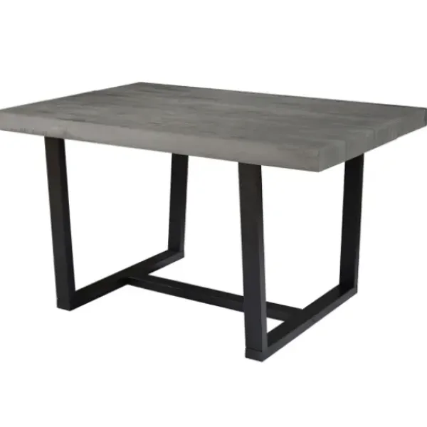 Dining Tables-Kirkland's Home Gray Solid Wood Madelyn Dining Table