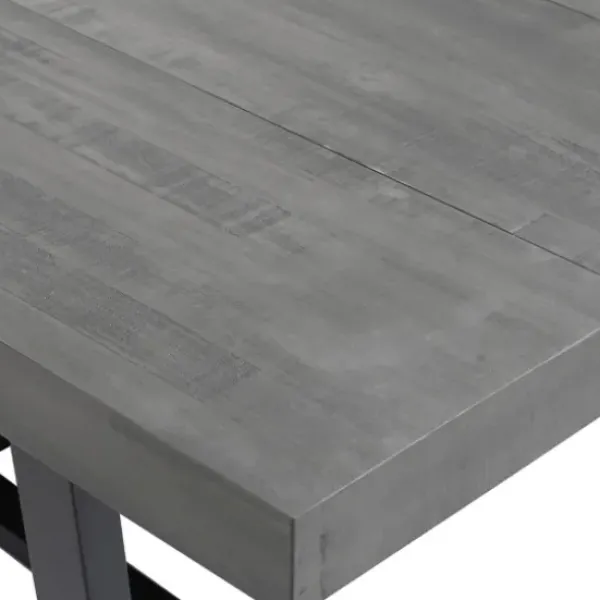 Dining Tables-Kirkland's Home Gray Solid Wood Madelyn Dining Table
