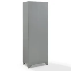 Cabinets & Sideboards-Kirkland's Home Gray Tara Pantry Cabinet