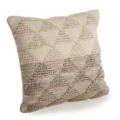 Pillows-Kirkland's Home Gray Textured Gradient Pillow Gray/Tan