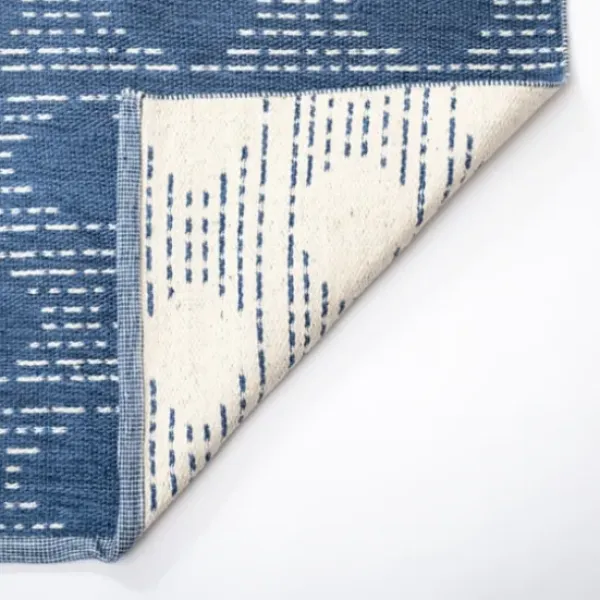 Outdoor Rugs-Kirkland's Home Gray Tile Motif Outdoor Runner, 2X7 Gray/White