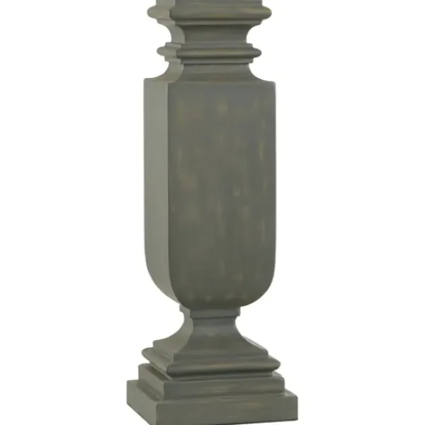 Table Lamps-Kirkland's Home Gray Traditional Rectangular Table Lamp Gray/Tan