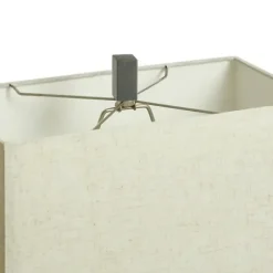 Table Lamps-Kirkland's Home Gray Traditional Rectangular Table Lamp Gray/Tan