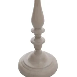 Floor Lamps-Kirkland's Home Gray Traditional Spindle Floor Lamp White