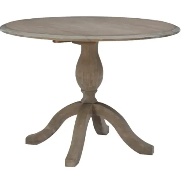 Dining Tables-Kirkland's Home Gray Wash Drop Leaf Dining Table