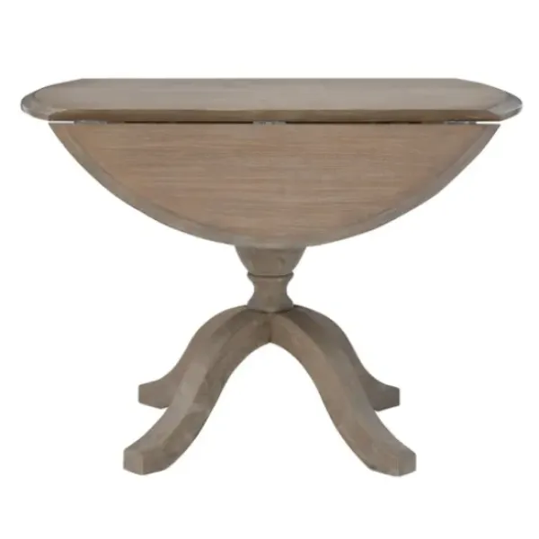 Dining Tables-Kirkland's Home Gray Wash Drop Leaf Dining Table