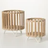 Decorative Accents-Kirkland's Home Gray Wash Mango Wood Riser