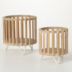 Decorative Accents-Kirkland's Home Gray Wash Mango Wood Riser