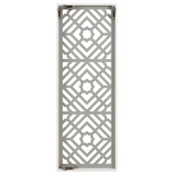 Wall Plaques-Kirkland's Home Gray Washed Wood & White Frame Cut Out Wall Plaque Gray/White