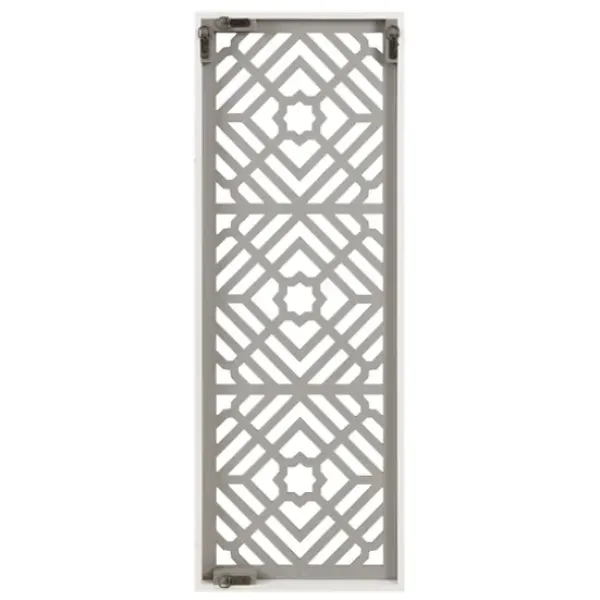 Wall Plaques-Kirkland's Home Gray Washed Wood & White Frame Cut Out Wall Plaque Gray/White
