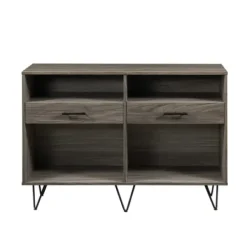 Console Tables-Kirkland's Home Gray Weathered Farmhouse Table Console