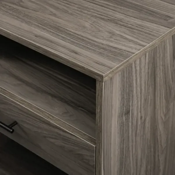 Console Tables-Kirkland's Home Gray Weathered Farmhouse Table Console