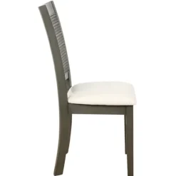 Dining Chairs-Kirkland's Home Gray Wilbur Cane Back Dining Chairs, Set Of 2 Gray/White