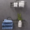 Shelves-Kirkland's Home Gray Wire Wall Baskets, Set Of 2