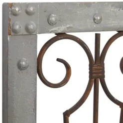 Wall Plaques-Kirkland's Home Gray Wood Traditional Scroll Wall Plaque Gray/Brown