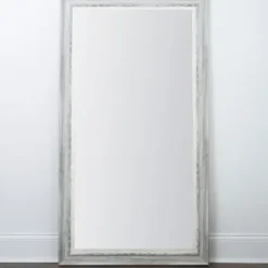 Full Length & Floor Mirrors-Kirkland's Home Gray Woodtone Framed Mirror, 37.56X67.56 In.