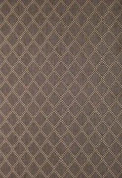 Outdoor Rugs-Kirkland's Home Gray Zig Zag Stripe Outdoor Area Rug, 7X10 Tan/Gray