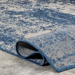 Outdoor Rugs-Kirkland's Home Gray Zig-Zag Ezra Indoor/Outdoor Area Rug, 6X9 Gray/White