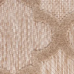 Outdoor Rugs-Kirkland's Home Greek Key Sun Shower Outdoor Area Rug, 7X9 Black/Tan
