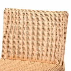 Bar Stools & Counter Height Stools-Kirkland's Home Greek Natural Rat Woven Counter Stool Tan
