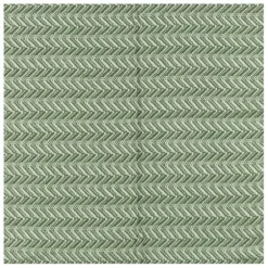 Blankets & Throws-Kirkland's Home Green And Ivory Chevron Cotton Throw Green/Ivory
