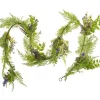 Arrangements & Greenery-Kirkland's Home Green And Purple Maytime Garland Purple/Green