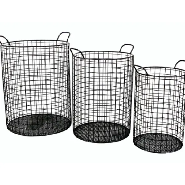 Baskets & Boxes-Kirkland's Home Green And Tan Woven Basket With Tassel, 19 In. Green/Tan