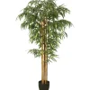 Trees & Topiaries-Kirkland's Home Green Bamboo Tree In Black Planter