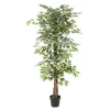 Trees & Topiaries-Kirkland's Home Green Ficus Potted Tree, 73 In.
